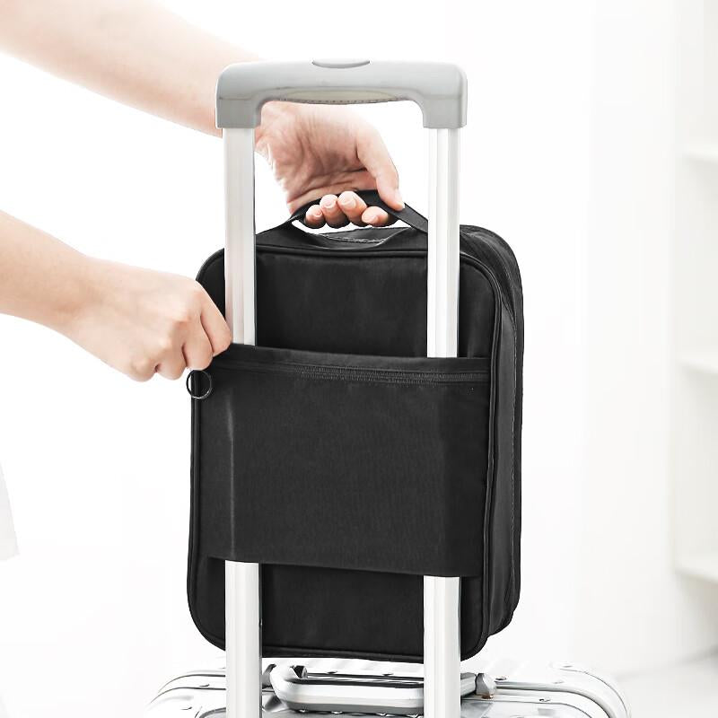 Weekend Travel Shoe Organizer: Holds 3+ Pairs, Durable & Folds Flat, Smart Packing Hack for Women & Men, Travel Essentials Gym Bag, Packing Cubes, Travel Accessories